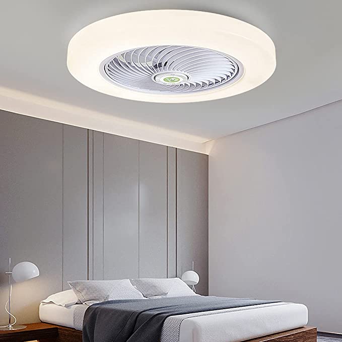 Moderne minimaliste Cercle Ampoule plafonnier LED créative couleur bois Couverture Lamp Salon Chambre à coucher Couloir Plafonnier Blanc φ40 cm Weiß 